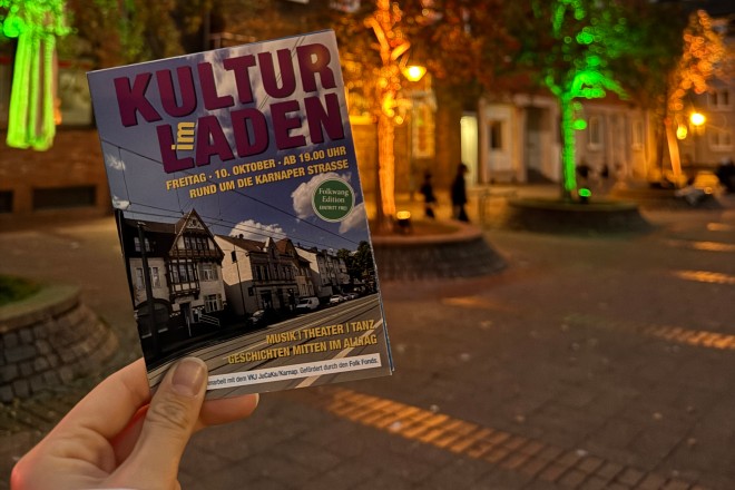 Kultur im Laden Karnap.