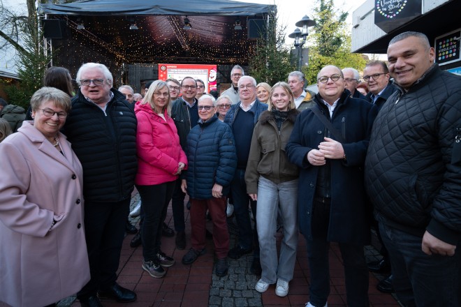 Eröffnung des 49. Steeler Weihnachtsmarktes mit Oberbürgermeister Thomas Kufen.