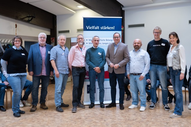 Oberbürgermeister Thomas Kufen beim dritten Essener Männertag.