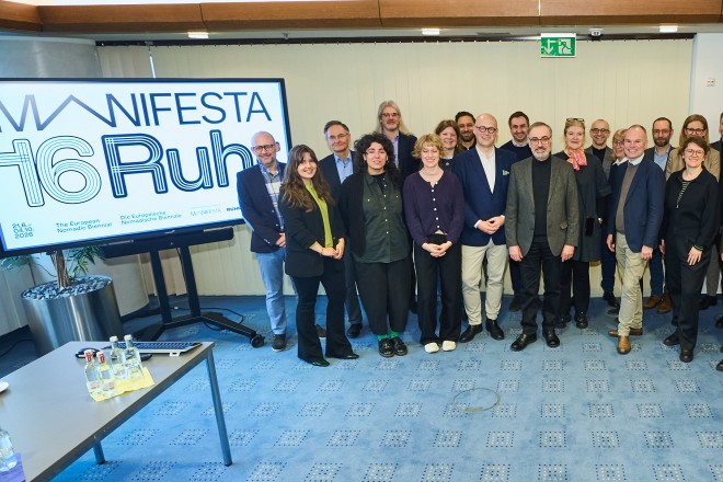Kulturdezernent Muchtar Al Ghusain hat verschiedene Akteure zu einem Abstimmungstreffen zur Manifesta 16 Ruhr ins Essener Rathaus eingeladen. 