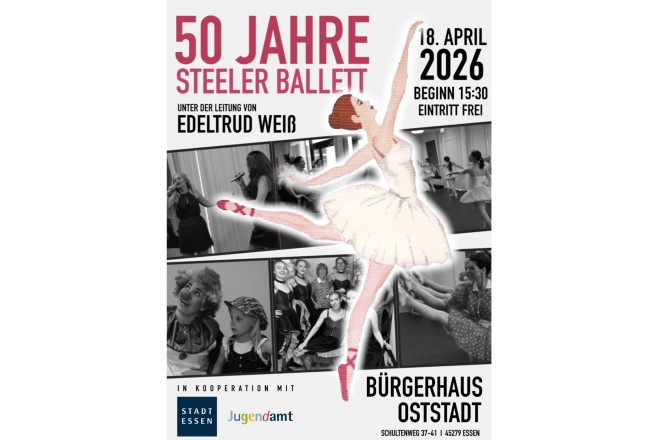Foto: Plakat Jubil&auml;um 50 Jahre Steeler Ballett