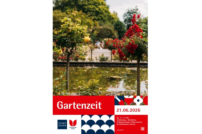 Foto: Plakat Gartenzeit Grugapark