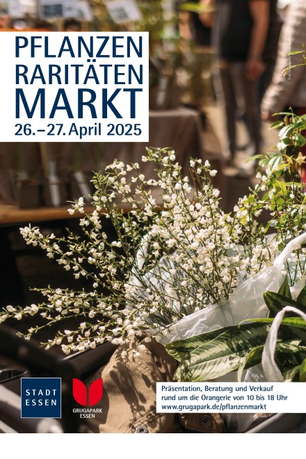 Plakatmotiv Frühjahrs-Pflanzenraritätenmarkt